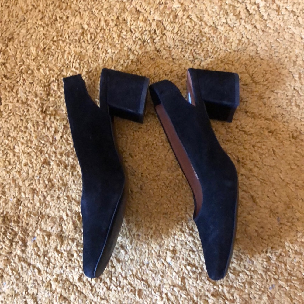 &other stories black suede slingback heels. - Picture 2 of 4